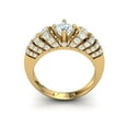 thumbnail image 3 of Genuine 1.25ct Round Cut Diamond Prong Fancy Bridal Engagement Ring Solid Solid 10K Gold JK I1, 3 of 3