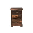 thumbnail image 3 of Pemberly Row 3-drawer Live Edge Solid Wood Filing Cabinet in Dark Brown, 3 of 8