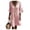 65-pink rompers for women, variant on UPPADA Summer Beach Romper Womens V Neck Bell Sleeve Eyelet Button Front Jumpsuit Casual Comfy One Piece Overall Flowy Dress with Pockets Blue,M