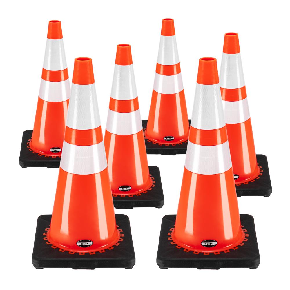 28 1 per Order Traffic Cone Orange Vinyl 28 In Brady 80112 Fluorescent Orange