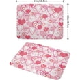 thumbnail image 2 of Valentines Day Dish Drying Mat for Kitchen Pink Hearts Absorbent Reversible Microfiber Kitchen Countertop Protector Dishes Pad Large 18x24 inch, 2 of 7