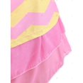 thumbnail image 3 of Conjunto de tankini con cuello halter en zigzag de talla grande Rosegal  Tankinis, 3 of 5