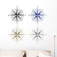 thumbnail image 1 of Compass Icons Wall Decal by Wallmonkeys Peel and Stick Graphic (36 in W x 35 in H) WM349921, 1 of 4