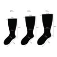 thumbnail image 2 of Par de calcetines de compresión Janrevotw para hombre y mujer, de pantorrilla ancha de 20-30 mmHg, extra grandes, con soporte circulatorio y hasta la rodilla, talla grande, 2 of 8