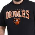 thumbnail image 5 of Men's G-III Sports by Carl Banks Black Baltimore Orioles Adaptive Classic Team Spirit T-Shirt, 5 of 6