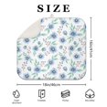 thumbnail image 4 of Pioneer Flower Floral Print Pattern Kitchen Dish Drying Mat 1 Pack, Ultra Absorbent Microfiber Drainer Mat, 16"x18", 4 of 6