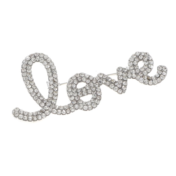Crystal Love Brooch
