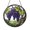 Acrylic 3.5 Inch, variant on Grape Vine Stained Glass Suncatcher with Purple Grapes, Vineyard Inspired Window Decor Gift for Wine Lovers