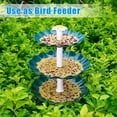 thumbnail image 6 of AISITIN 3 Tiered Bird Bath Fountain Detachable with USB Water Pump, Garden Decoration, 6 of 10