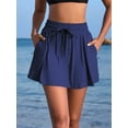 thumbnail image 5 of Swim Skirts for Women High Waisted Belly Control Bikini Swimming Skirts with Built in Panties and Pockets, 5 of 7