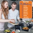 thumbnail image 7 of Open Box NutriChef 11 Piece Nonstick Diamond Pattern Cookware Set, Dark Blue, 7 of 7