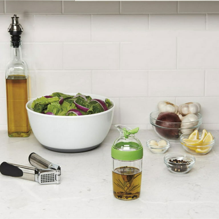 GHOONEY Salad Dressing Container for Oil, Vinegar, Lemon Juice Balsamic  Sauce Mixing 