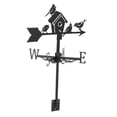 thumbnail image 3 of koolsoo Iron Weather Vane Roof Mount Farm Scene Measuring Tools Wind Direction Indicator Bird, 3 of 8