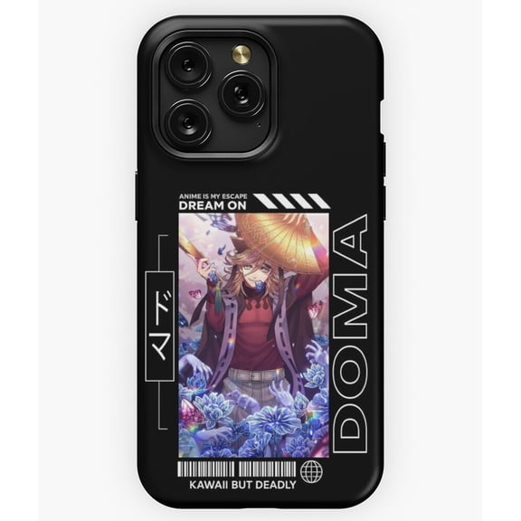 Doma Demon Slayer Upper Moon 2 G1661 Phone Case for iPhone17 16 15 14 13 12 11 Pro Max
