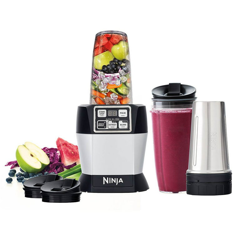 Nutri Ninja BL482 Personal Blender with 1000-Watt Auto-iQ Base to Extract  Nutrients for Smoothies, Juices and Shakes and 18, 24, and 32-Ounce Cups -  Deal Parade