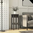thumbnail image 2 of HOMCOM 2-Tier Side Table with Drawer Shelf for Living Room, Coffee, 2 of 8