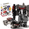 thumbnail image 4 of Juguete robot transformable 2 en 1, deformación en un solo paso, figura de acción transformable, juguete de dinosaurio para niños, regalo de Navidad con caja, 4 of 5