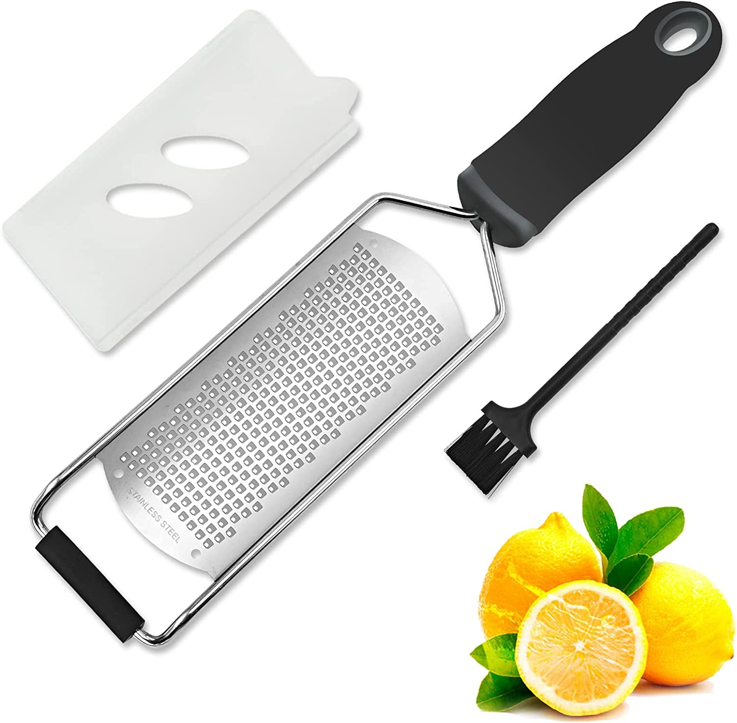 YQ Handheld Cheese Grater Flat,Mini Stainless Steel Cheese Zester  Grater,Kitchen Tools for Cheese, Chocolate, Spices, Ginger, Citrus Lemon  Zester