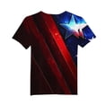 thumbnail image 5 of ITSAME Independence Day Boys T-Shirts, Short Sleeve 4th of July Crewneck Kids Fashion Casual Tee Multicolor Size 14-15T, 5 of 5