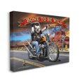 thumbnail image 4 of Stupell Industries Bone Wild Motorcycle Dog Transportation Painting Gallery Wrapped Canvas Art Print Wall Art, 20 x 16, 4 of 8