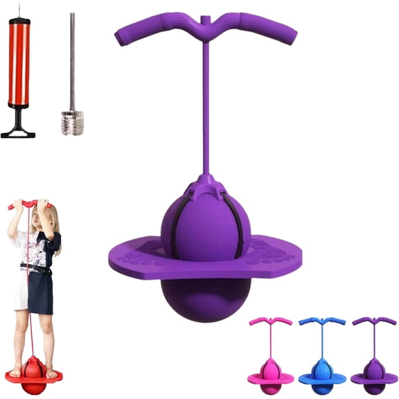 Moon bounce ball - Balance Jumping Ball, Bouncing Ball Pogo Stick for Beginners, Silent Design Indoor Outdoor Bounce Toy