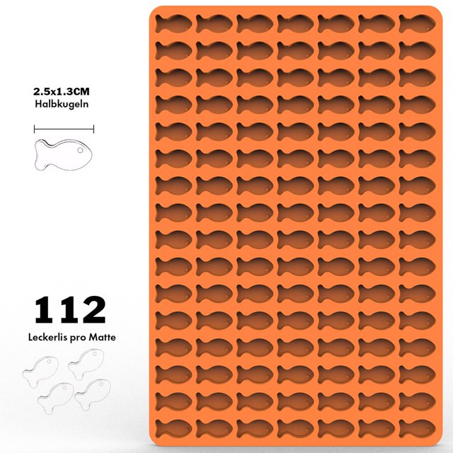 Molde Para Hornear Molde de silicona para comida de perro, molde para hornear aperitivos de animales de dibujos animados para caramelos de gelatina (D) Likrtyny Libre de BPA