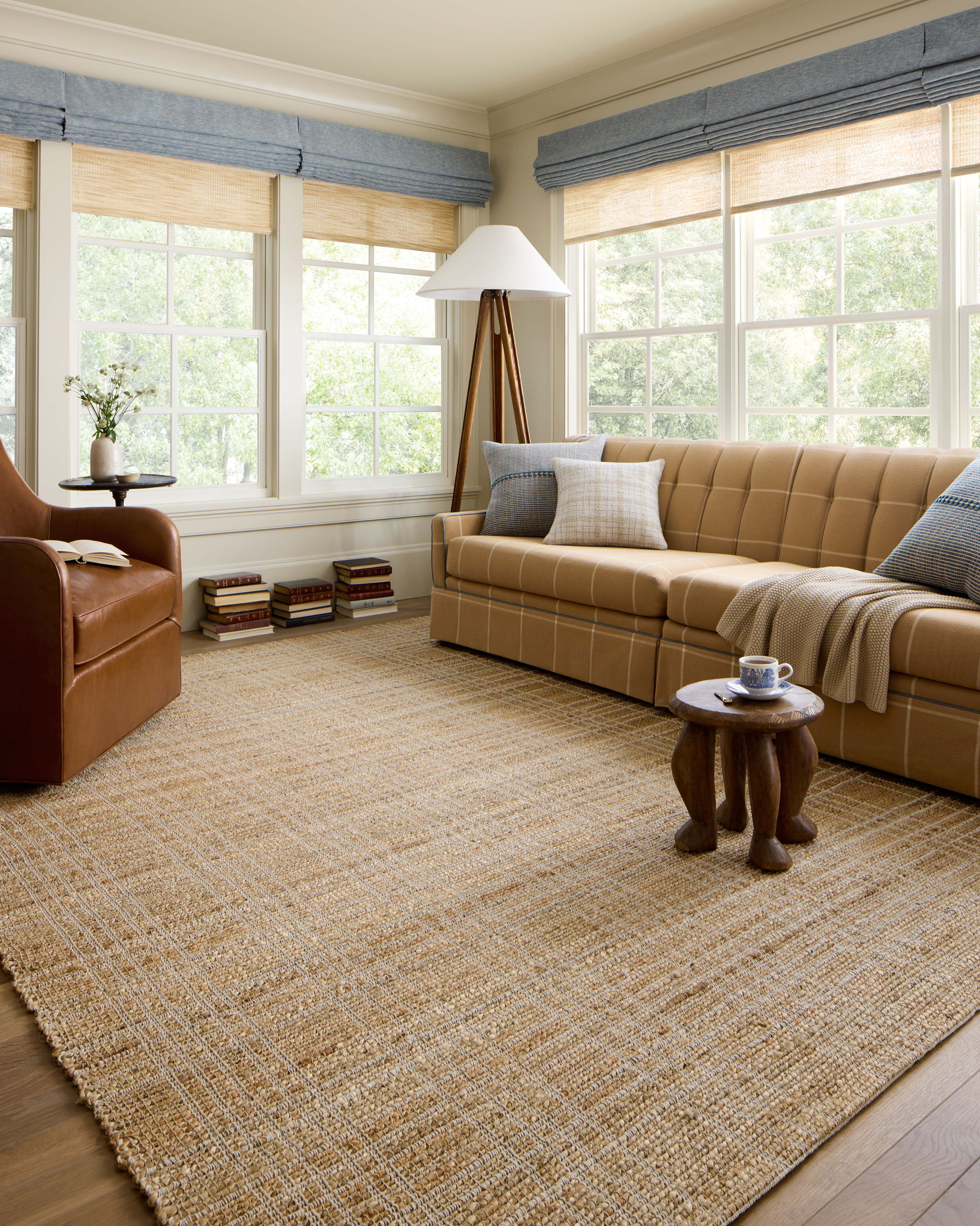 Chris Loves Julia x Loloi Judy Natural / Cream 2'-6" x 7'-6" Runner Rug