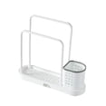 thumbnail image 3 of AMLESO Kitchen Rag Stand with Soap Sponge Holder Rag Rack for Dish Cloth Rag, 3 of 8