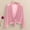 Pink, variant on Fznquz Open Front Womens Lightweight Cardigan Long Sleeve Plain Cardigan Sweater Yellow Fall Soft Loose Fit Ladies Blouses