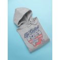 thumbnail image 3 of Patriotic Retro Bear ICEE Slush Graphic Men's Hoodie, 3 of 4