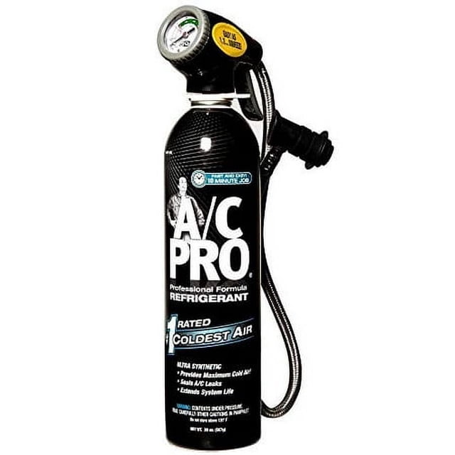 ar Air Conditioner Synthetic R134A Refrigerant, AC Recharge Kit with Hose and Gauge, 20 Oz, ACP200-6