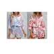 thumbnail image 4 of Traje de ocio para mujer Irfora Conjunto de pantalones cortos de camisa para mujer Camisa casual de manga larga con botones y pantalones cortos 2 piezas Irfora Traje de ocio para mujer, 4 of 5