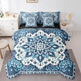 thumbnail image 1 of YST Ensemble de Literie Persan avec Couette 7 Pcs Vintage Floral Boho Format Double, 1 of 4