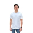 thumbnail image 2 of Wear Sierra Men's T-Shirt,Short Sleeve,Crewneck,Cotton, Soft, White, Pack of 3, Small, 2 of 13