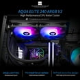 thumbnail image 2 of Enfriador de CPU Thermalright Aqua Elite 240 V3 AIO Liquid 240 mm, 2 of 5