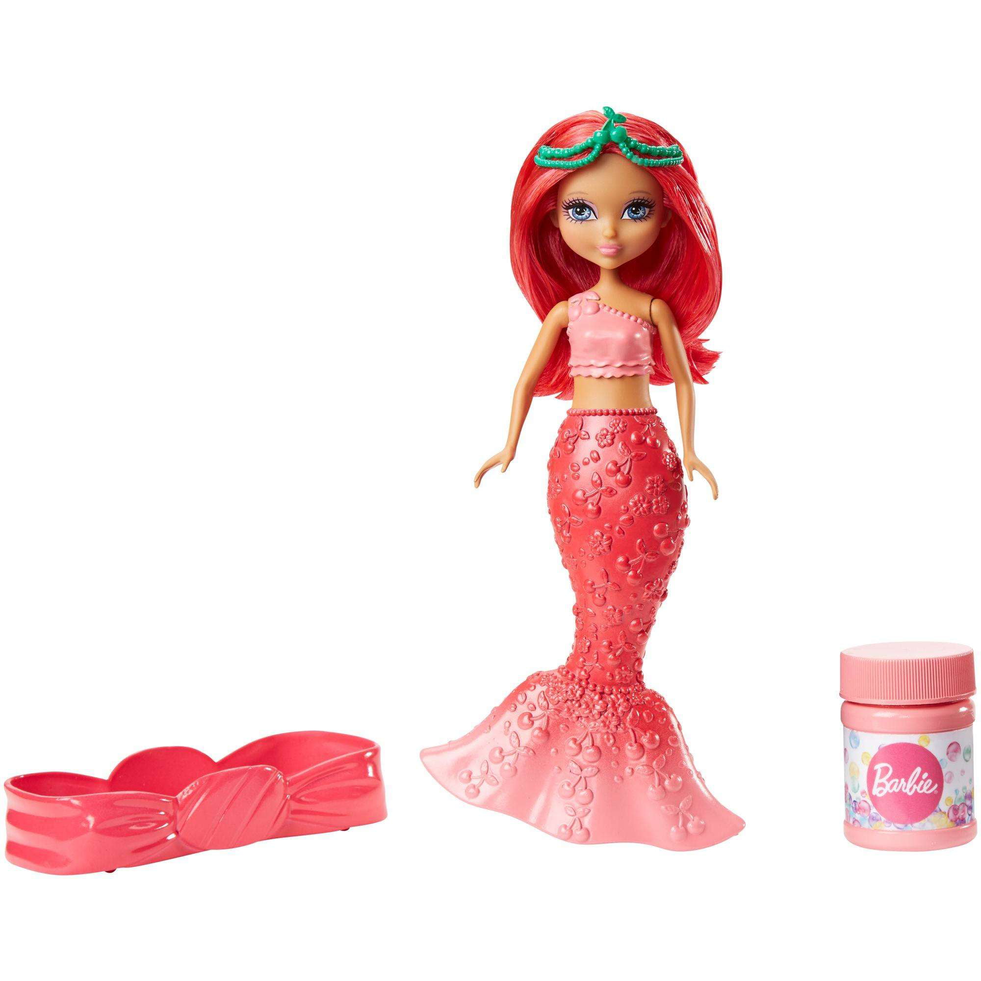 overdracht Besparing Afrekenen Barbie Dreamtopia Bubbles 'N Fun Red Mermaid Doll - Walmart.com