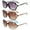 3 Pairs, variant on 3 Pairs of BIFOCAL Oversized Tinted Gray Sunglasses Black Reading Glasses Boutique Readers For Women +2.50