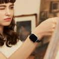 thumbnail image 6 of KOMI Slim Leather Band Compatible with Apple Watch Band 40mm 38mm 41mm 42mm 44mm 45mm 49mm Women, Top Grain Genuine Leather Strap Thin Watch Wristband for iWatch Series 9 8 7 6 5 4 3 2 1 SE Ultra 2, 6 of 7