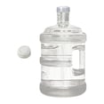 thumbnail image 3 of Botella de dispensador de agua transparente de barril de contenedor de agua con tapa y mango para emergencia doméstica al aire libre 15L, 3 of 8