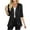 Black, variant on Dvprdro Trendy Lightweight 3/4 Sleeve Cardigans Womens Causal Solid Open Front Soft Shirts Tops White L