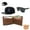 Gift Set B - Black, variant on Father's Day Gift Set for Men Dad Baseball Dad Cap Leather Wallet Sunglasses