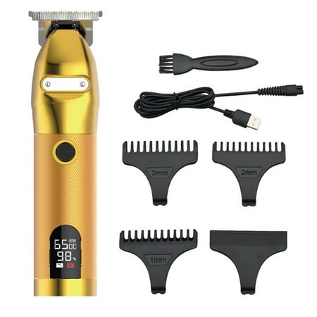 Hot Sale Gold Skeleton Cordless Trimmer Lcd Power Display Hair Clipper for Men Usb Rechargeable Electric Hair Trimmers | Walmart Canada Hot Sale Gold Skeleton Cordless Trimmer Lcd Power Display Hair Clipper for Men Usb Rechargeable Electric Hair Trimmers | Walmart Canada