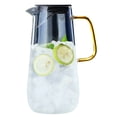 thumbnail image 1 of Jarra de vidrio grande de 54 oz: jarra de agua transparente, jarra de bebidas, jarra de té helado, 1 of 8