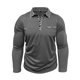 thumbnail image 4 of Ceisia Men's Casual Striped Half Button Round Neck Pullover with Pocket Daily Fashion Top Gift, 4 of 8