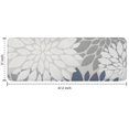 thumbnail image 7 of Blue Floral and Petal Pattern Kitchen Rug Mat,Kitchen Runner Rugs Non Skid Washable,Decorative Kitchen Floor Mats for Kitchen,Sink,Laundry,17"x47.2", 7 of 7