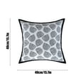 thumbnail image 3 of PureCasa Throw Pillows for Bed Sofa Couch, Fashion Print Decorative Throw Pillows Household Square Cushion for Indoor Outdoor, Modern Style Home Decor, 16"x16", 1PC, 3 of 6