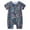 Z15-B, variant on Weebloom Baby Sleepwear,Summer Short Sleeved Print Double Zipper Crawl Suit Bodysuit Nightwear Baby Girl Romper,6-12 Months
