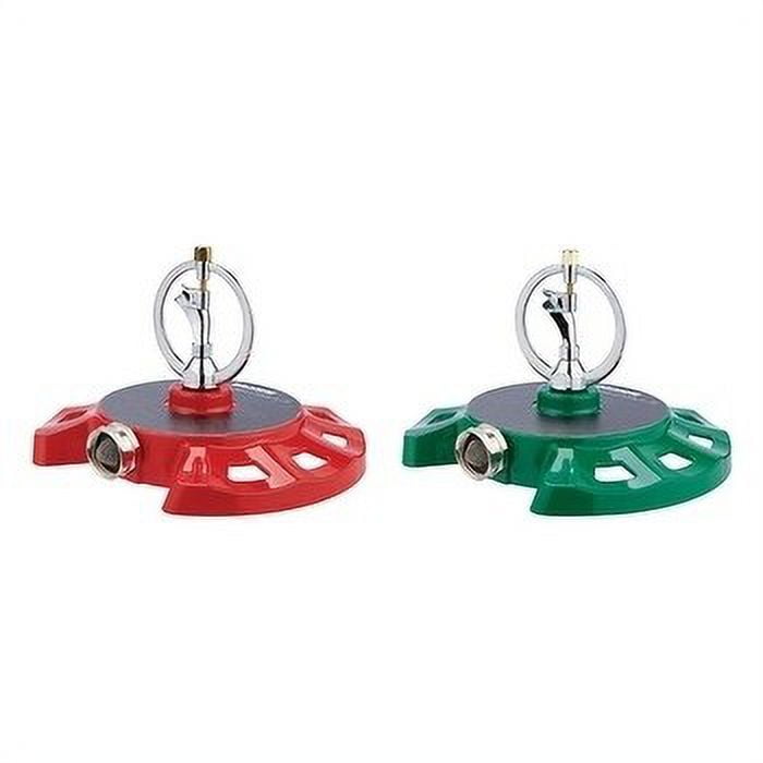 Dramm ColorStorm Plastic/Zinc Sled Base Spinning Sprinkler 1100 sq ft