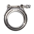 thumbnail image 1 of Exhaust Flange  Exhaust Clamp  Exhaust V Band Flange  Exhaust Flange Clamp V Band Clamp Flange Kit 2.25in V Band Stainless Steel Clamp With 2 Flange For  Exhaust Downpipe, 1 of 8