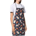 thumbnail image 4 of Pofeuu Funny Dogs Print Aprons with Pockets, Cute Aprons for Kitchen, Cooking, Server, Barber, Chef Apron, 4 of 7